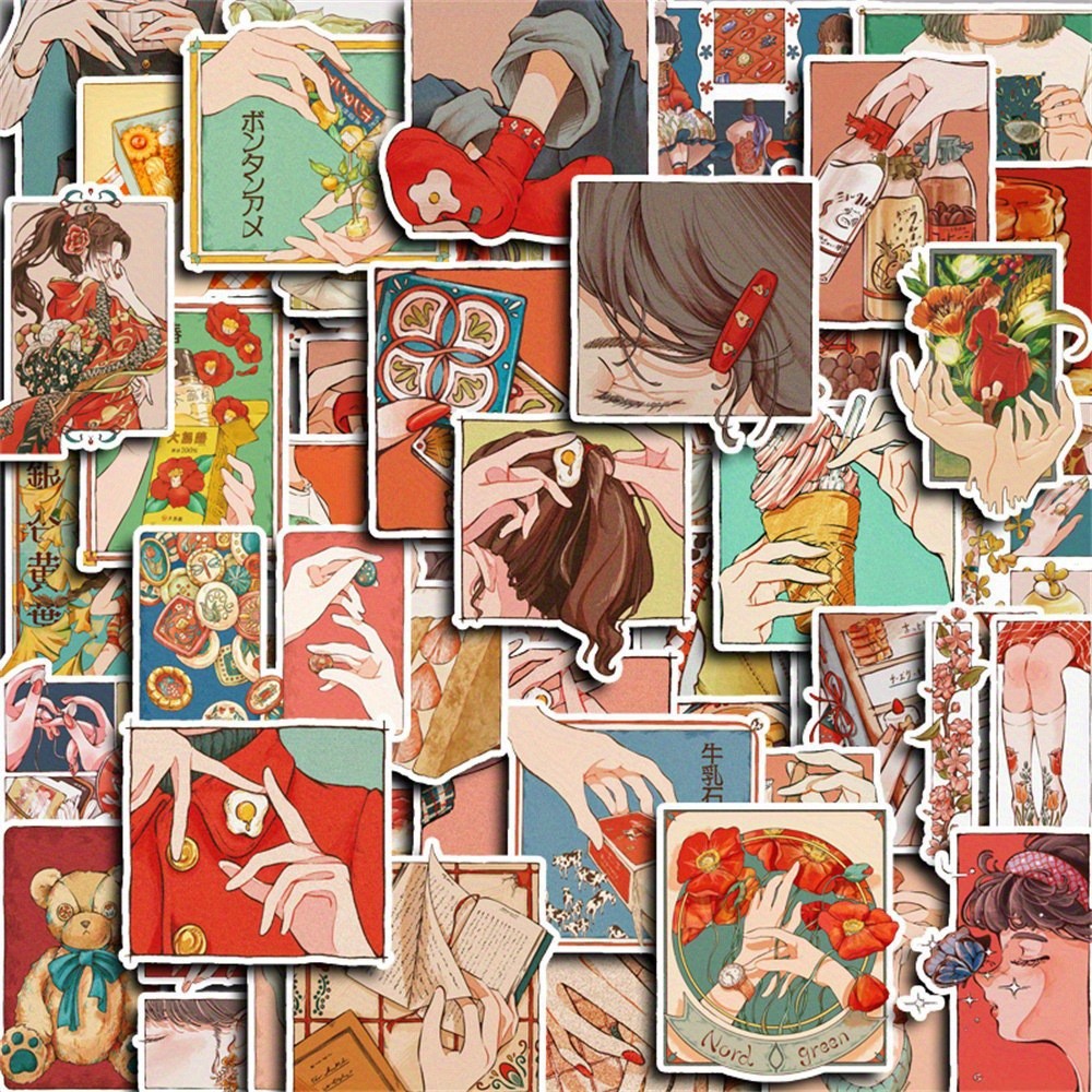 Japanese Lifestyle In Japanese - 50 Adet Japon Geleneksel Vintage Tarzı