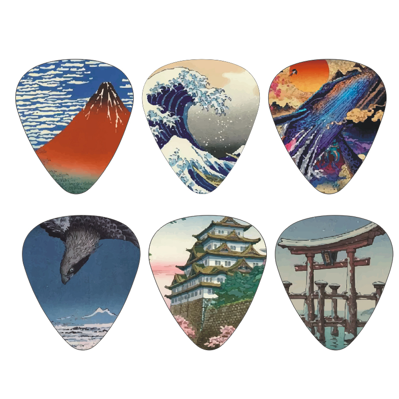 Japan Lifestyle And Culture - Yeni 12 adet/takım Gitar Seçtikleri-Japon Kültürü