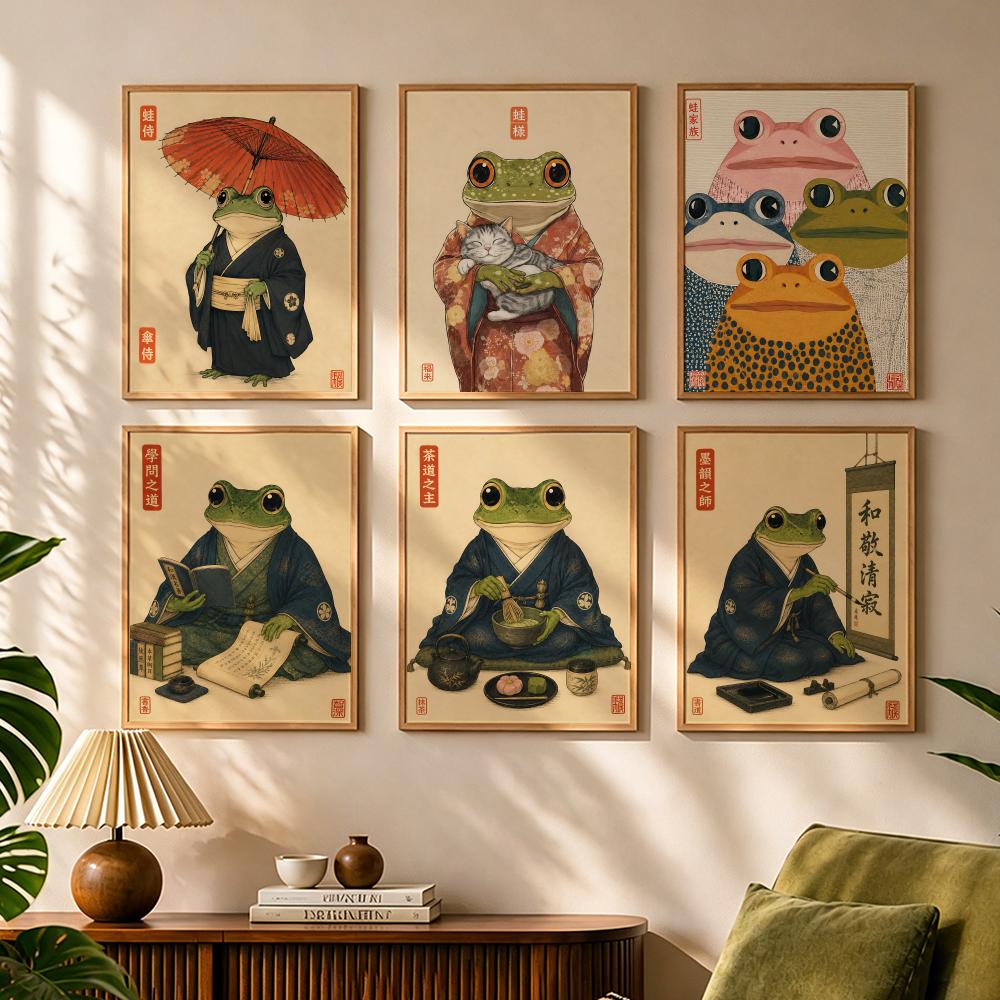 Japanese Lifestyle In Japanese - Kültürel Japon Kurbağa Yaşam Tarzı Resim