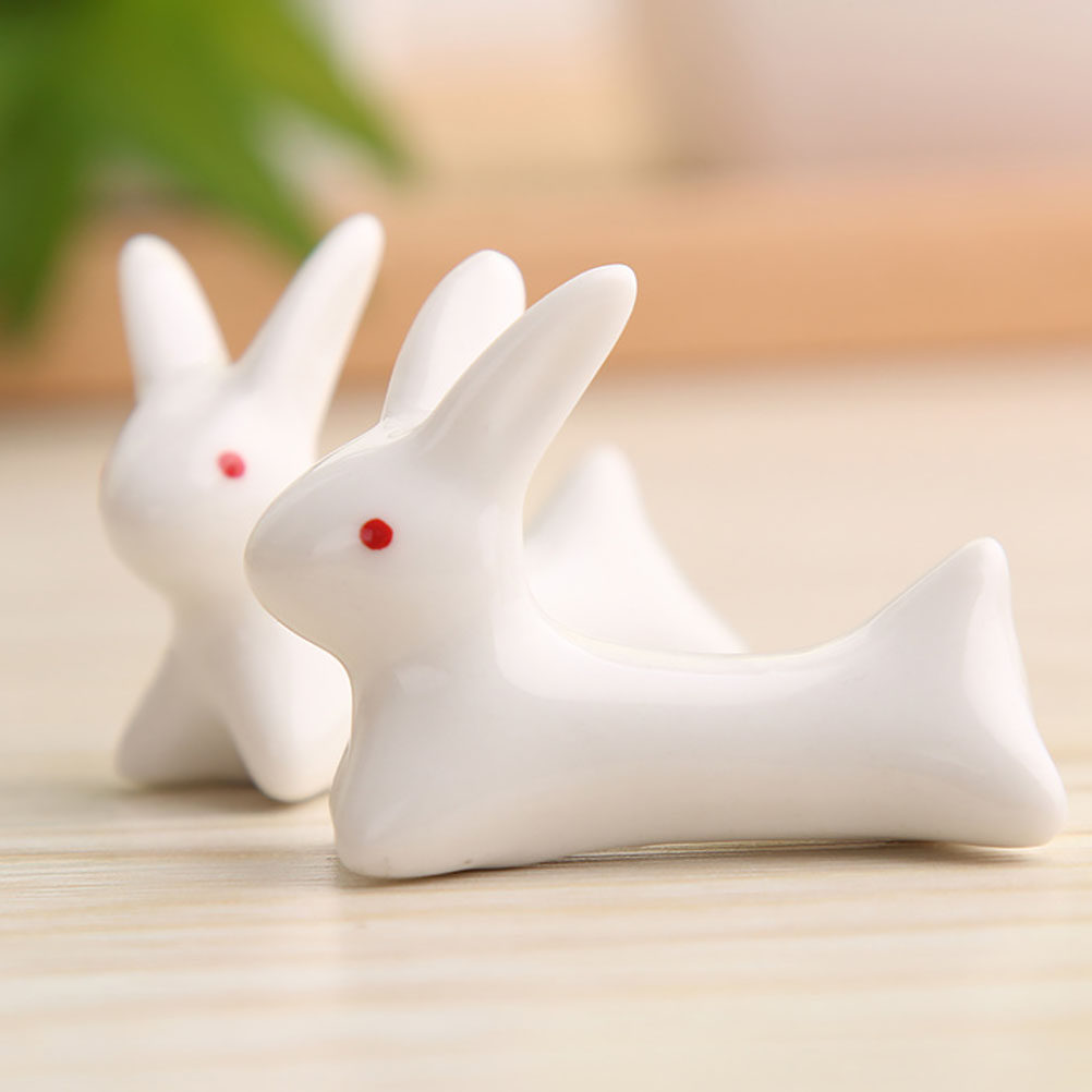 10 adet karikatür tavşan seram - Chopstick Rest Ceramic incelemesi ve fiyatı