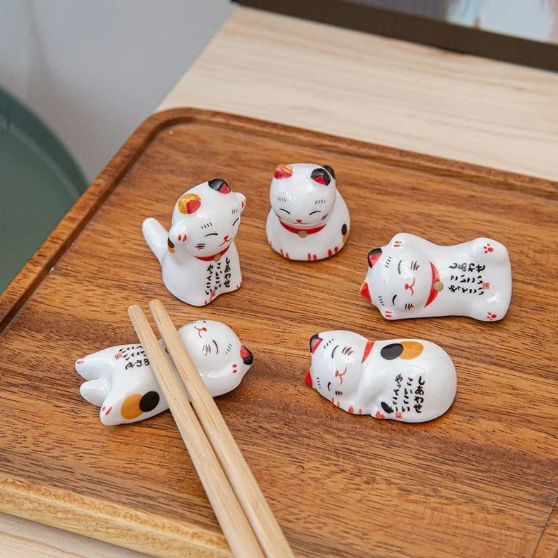 1 adet japon şanslı kedi seram - Chopstick Rest Ceramic incelemesi ve fiyatı