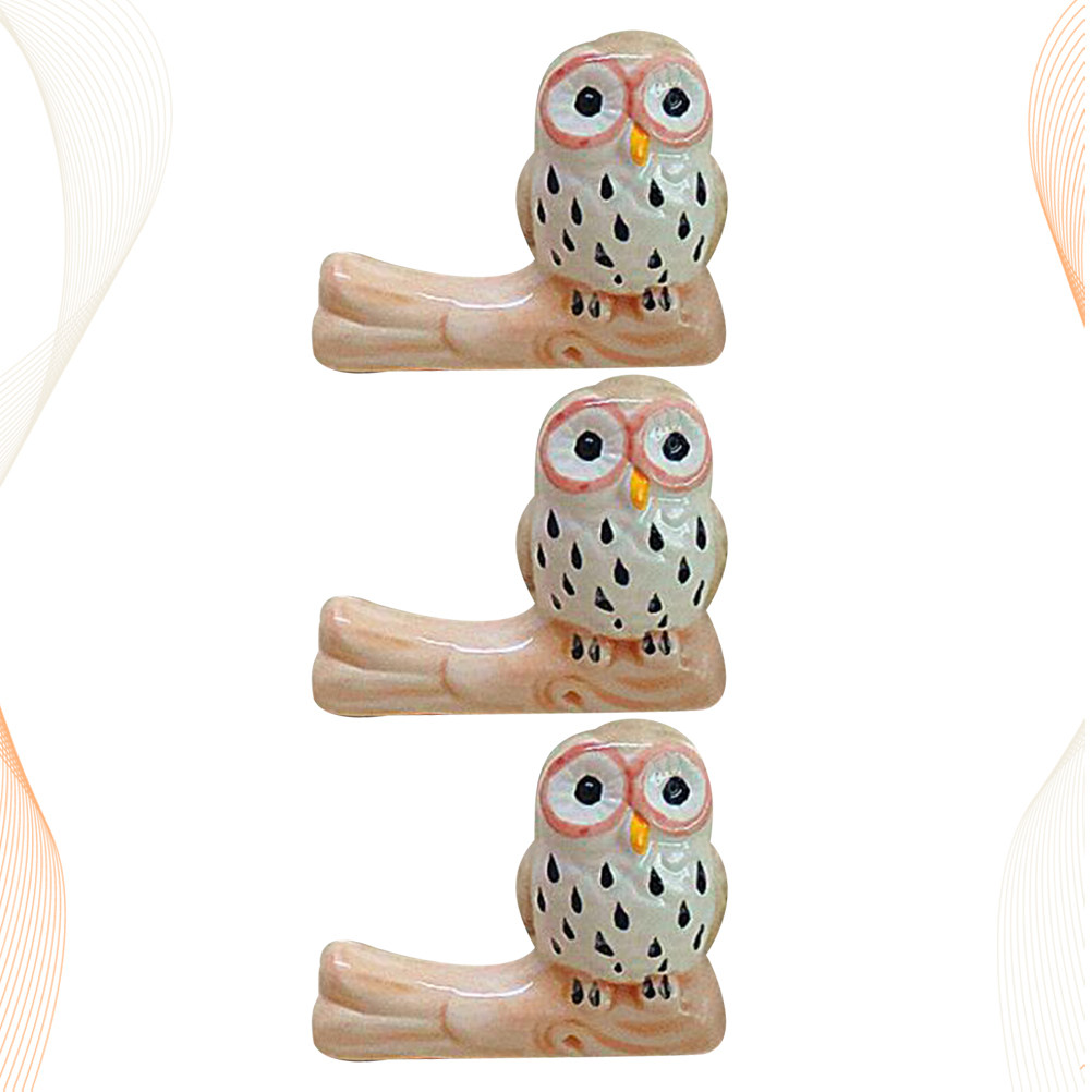 3 Adet Baykuş Çubuk Tutucu Ser - Chopstick Rest Ceramic incelemesi ve fiyatı