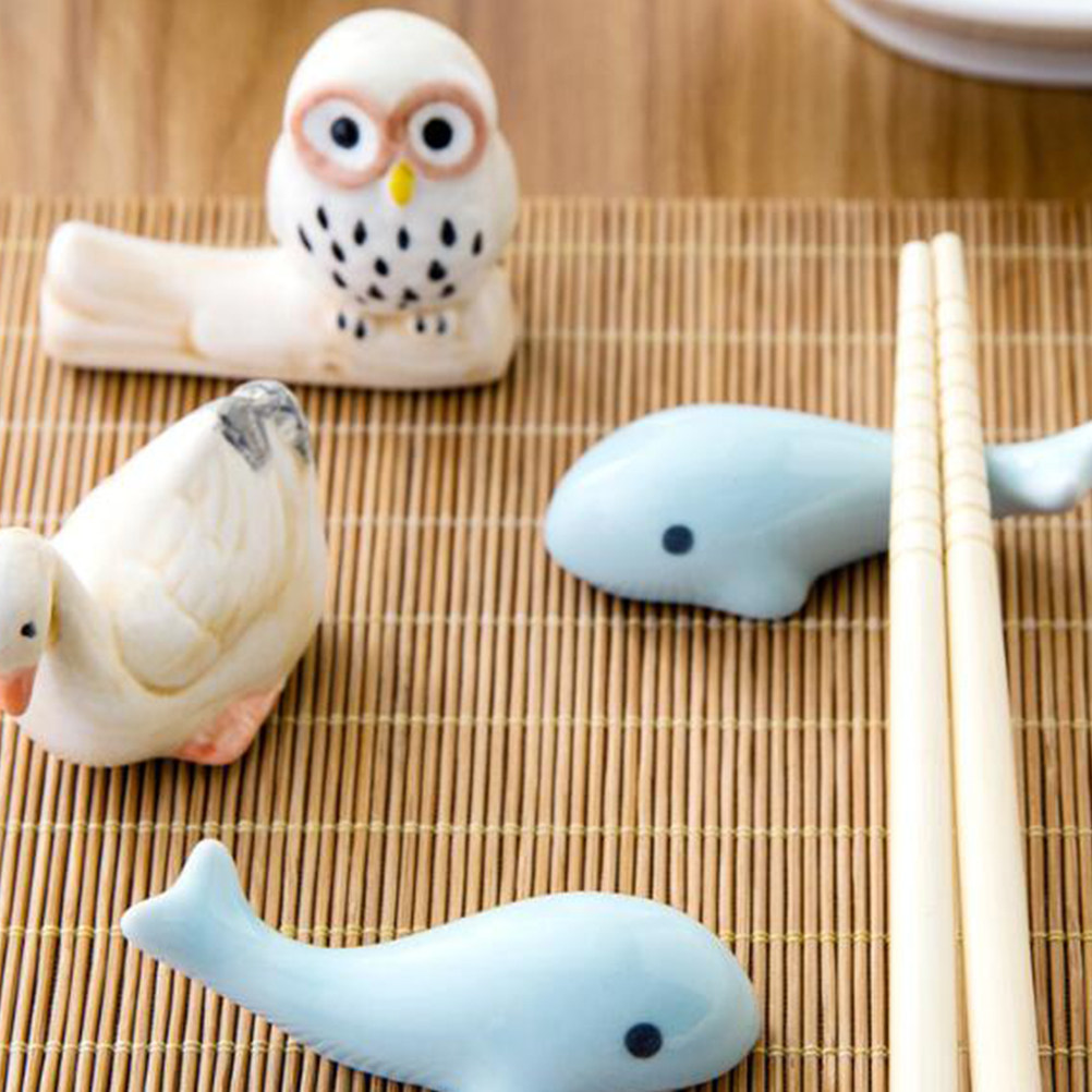 3 Adet Baykuş Çubuk Tutucu Ser - Chopstick Rest Ceramic incelemesi ve fiyatı