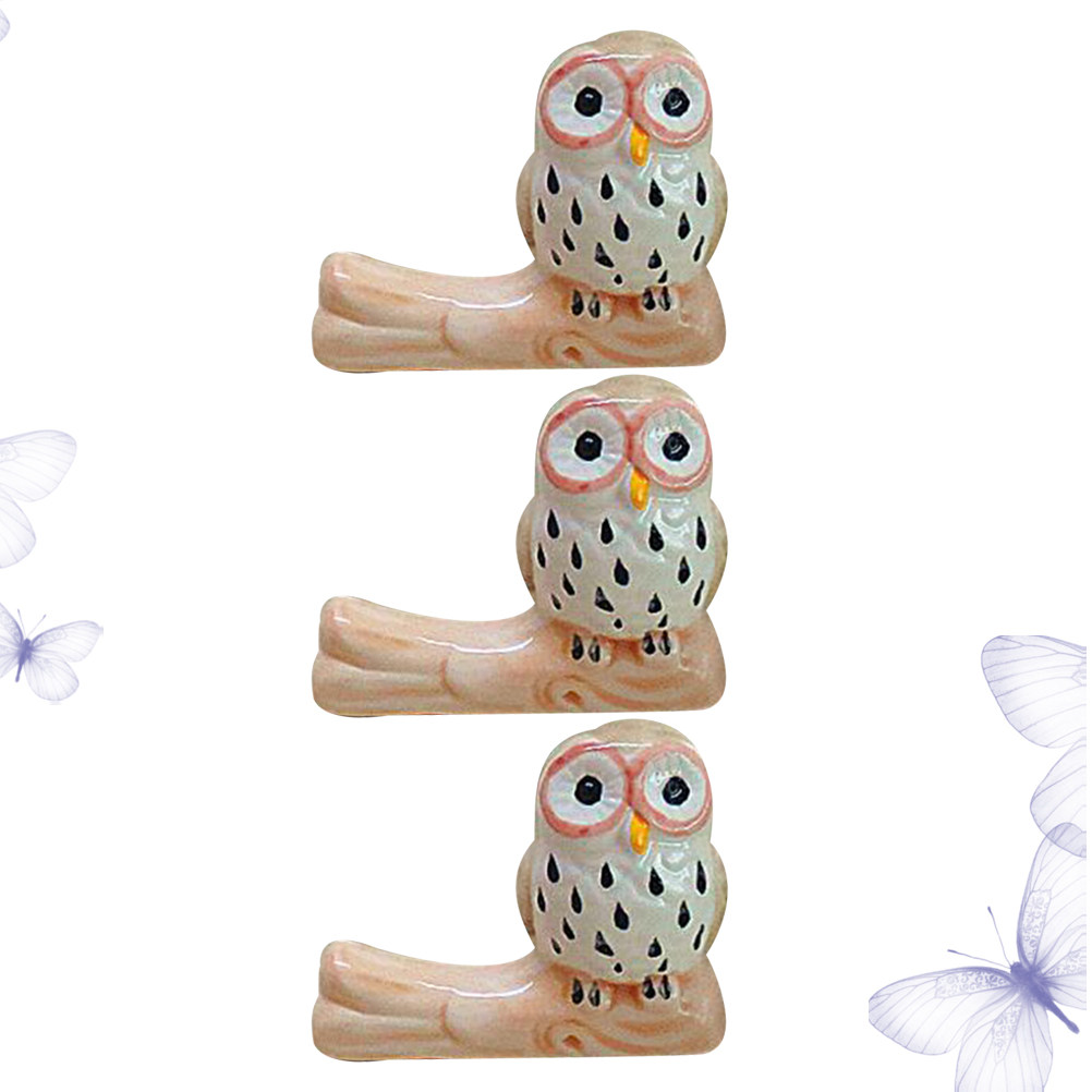 3 Adet Baykuş Çubuk Tutucu Ser - Chopstick Rest Ceramic incelemesi ve fiyatı